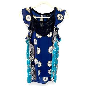 Express Flutter Sleeve Top size Medium